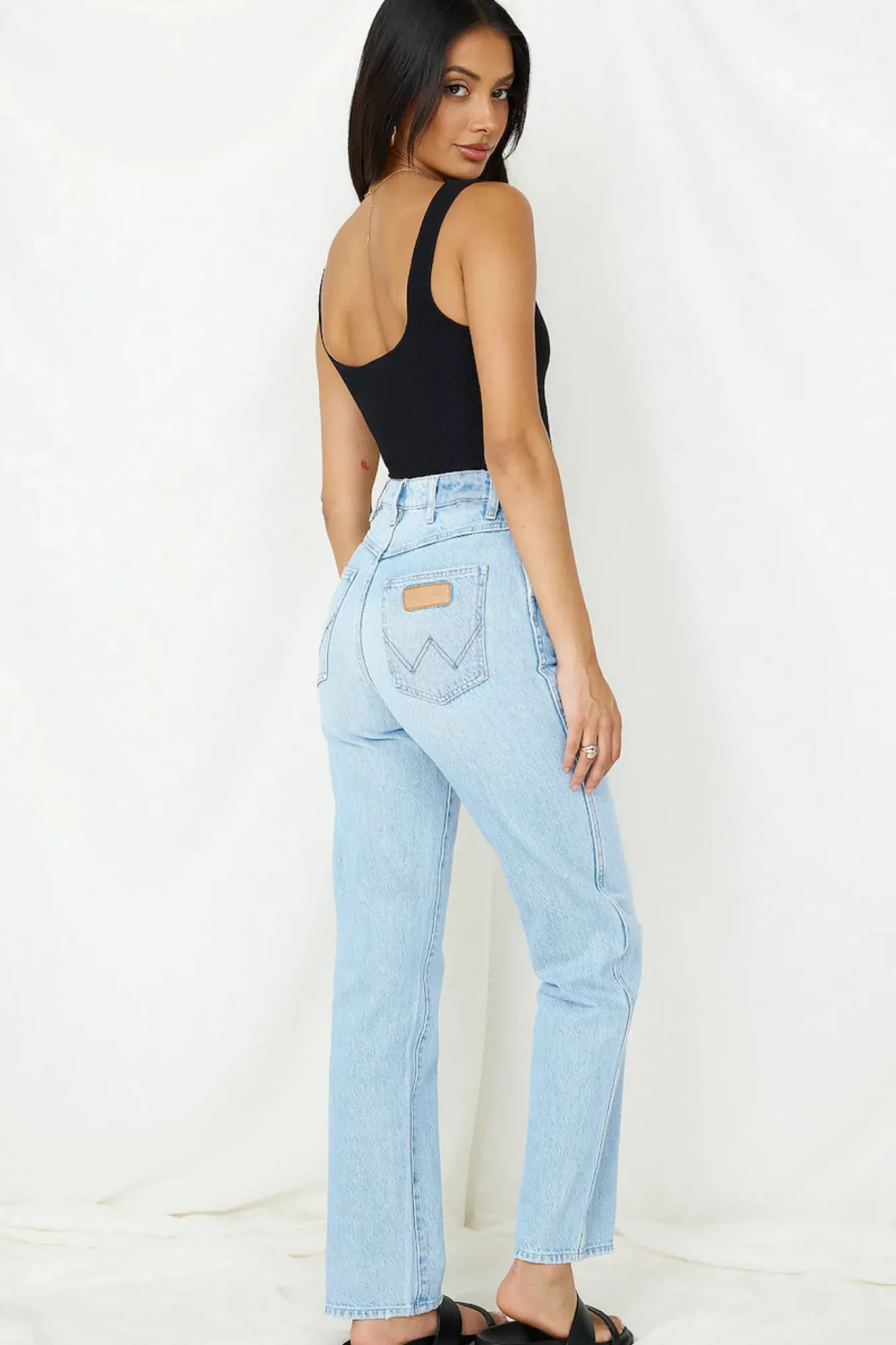 Cropped|Bodysuits>Hello Molly Diamond Sky Bodysuit Black