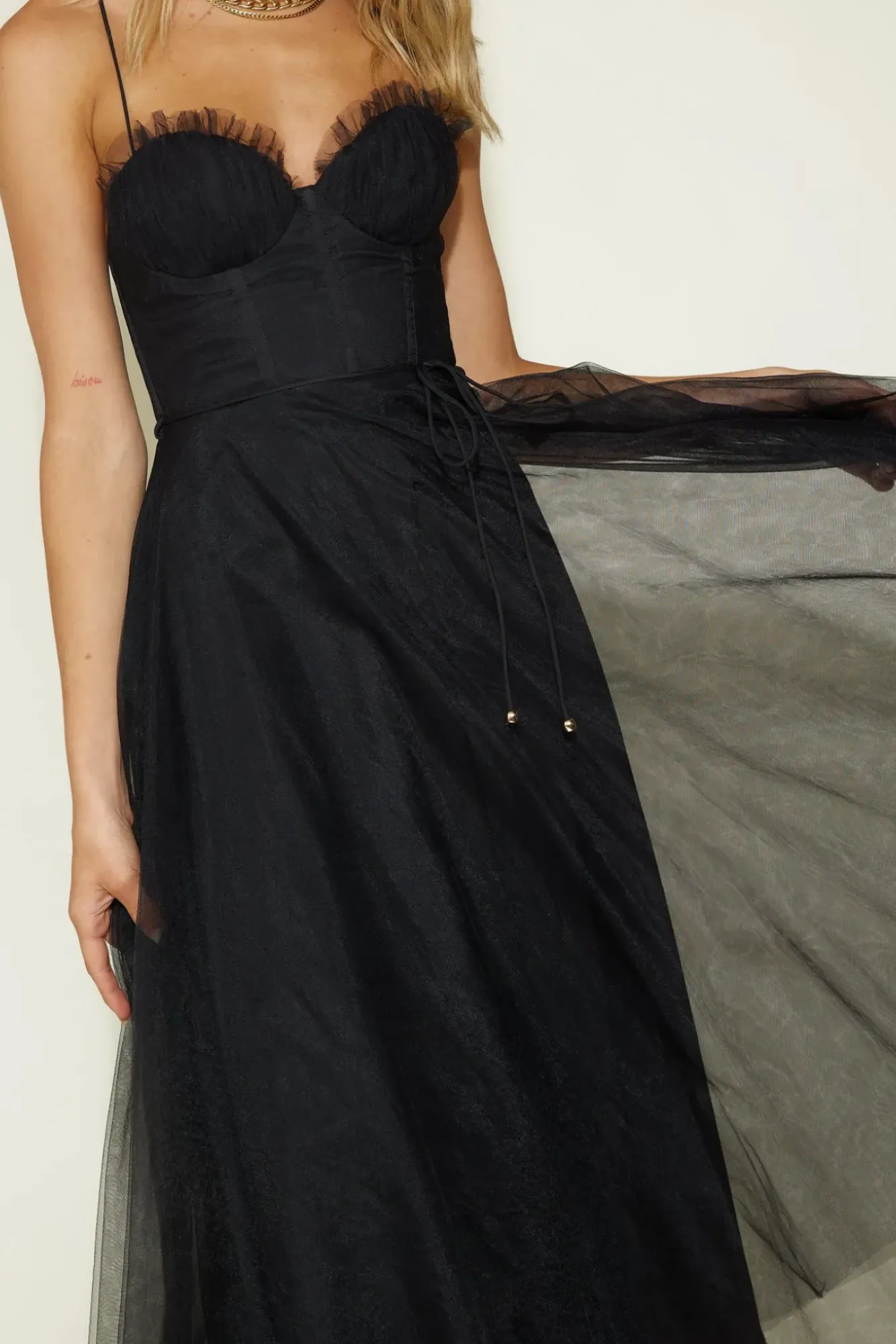 Formal Dresses|Date Night Dresses>Hello Molly Diana Maxi Dress Black