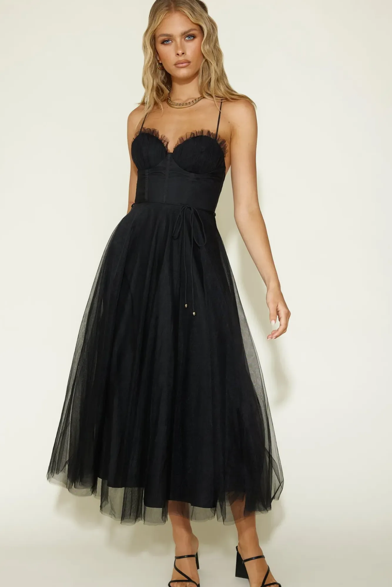 Formal Dresses|Date Night Dresses>Hello Molly Diana Maxi Dress Black