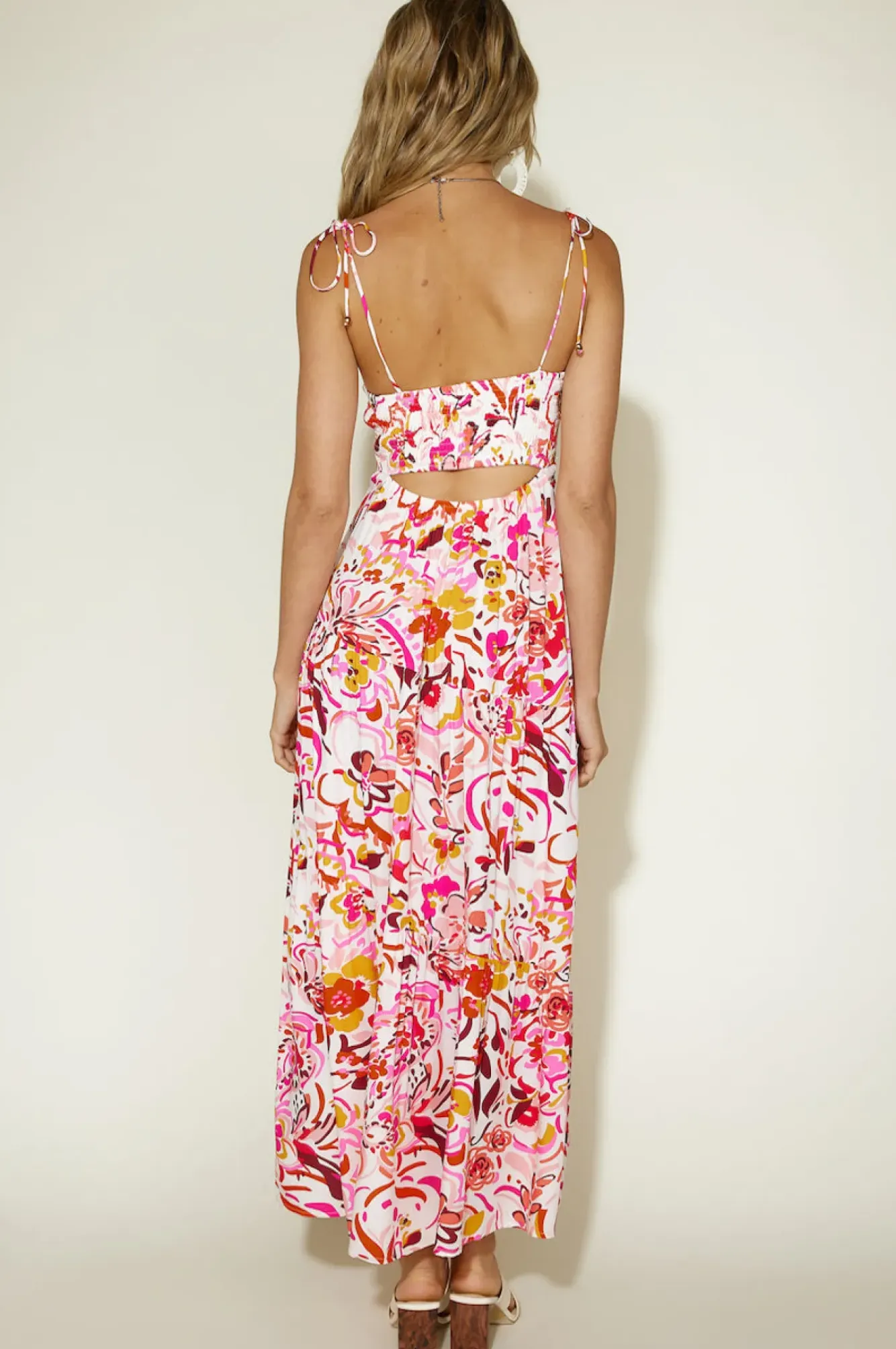 Spring Break Dresses|Multipattern Dresses>Hello Molly Dinner Date Maxi Dress Floral