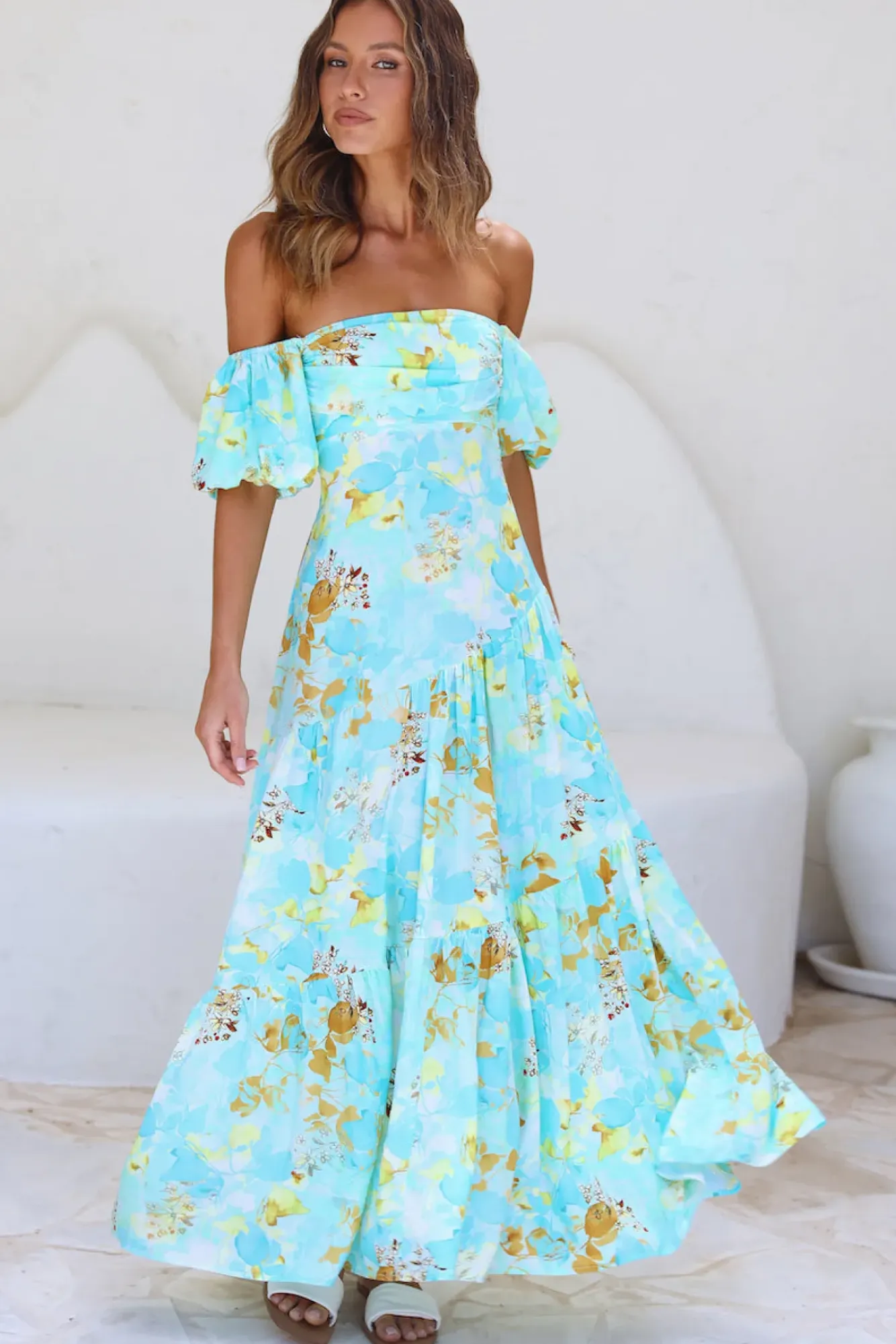 Wedding Guest Dresses|Vacation Dresses>Hello Molly Dive Deeper Maxi Dress Green