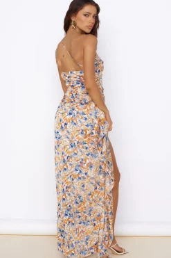 Formal Dresses|Cocktail Dresses>Hello Molly Divine Surrender Maxi Dress Yellow