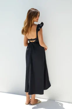 Brunch Dresses|Summer Dresses>Hello Molly Divinity Maxi Dress Black