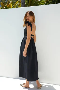 Brunch Dresses|Summer Dresses>Hello Molly Divinity Maxi Dress Black