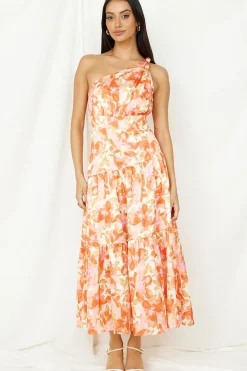 Wedding Guest Dresses|Cocktail Dresses>Hello Molly Dream Girl Maxi Dress Orange