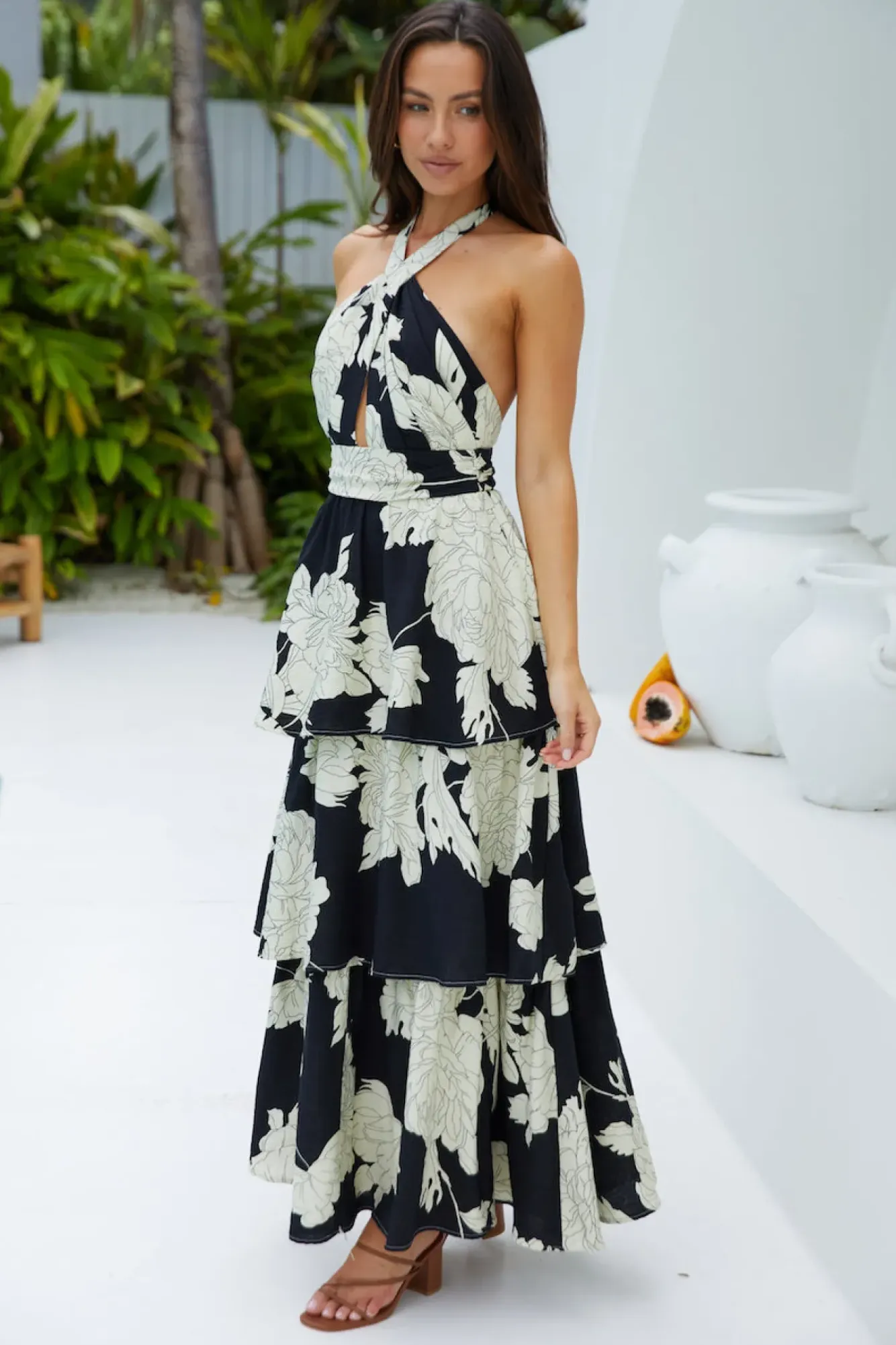 Wedding Guest Dresses|Cocktail Dresses>Hello Molly Eclipse Blossom Maxi Dress Multi