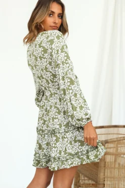 Spring Break Dresses|Casual Dresses>Hello Molly Eclipse Dress Olive