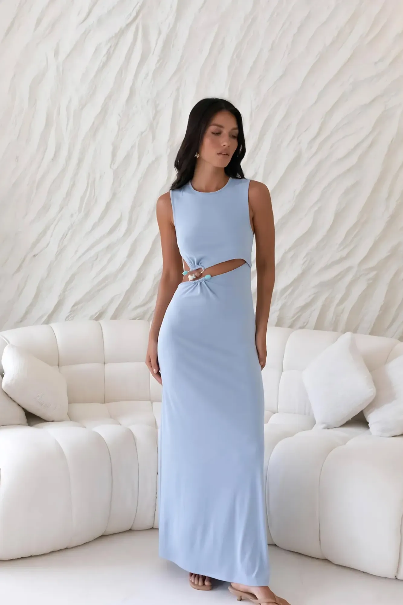 Wedding Guest Dresses|Cocktail Dresses>Hello Molly Elle Maxi Dress Blue