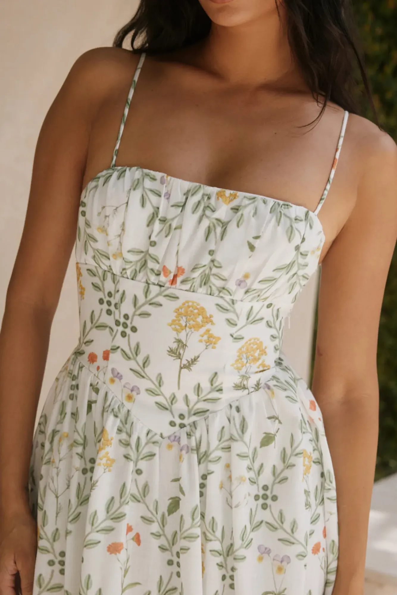 Vacation Dresses|Brunch Dresses>Hello Molly Ellie Elights Maxi Dress Green