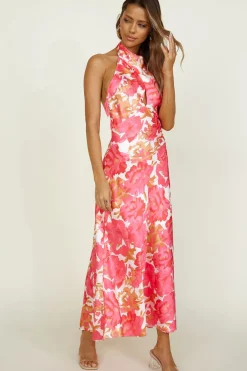 Maxi Dresses>Hello Molly Embrace It Maxi Dress Pink