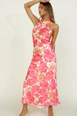 Maxi Dresses>Hello Molly Embrace It Maxi Dress Pink