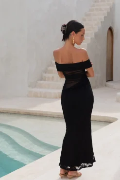 Wedding Guest Dresses|Cocktail Dresses>Hello Molly Emery Maxi Dress Black