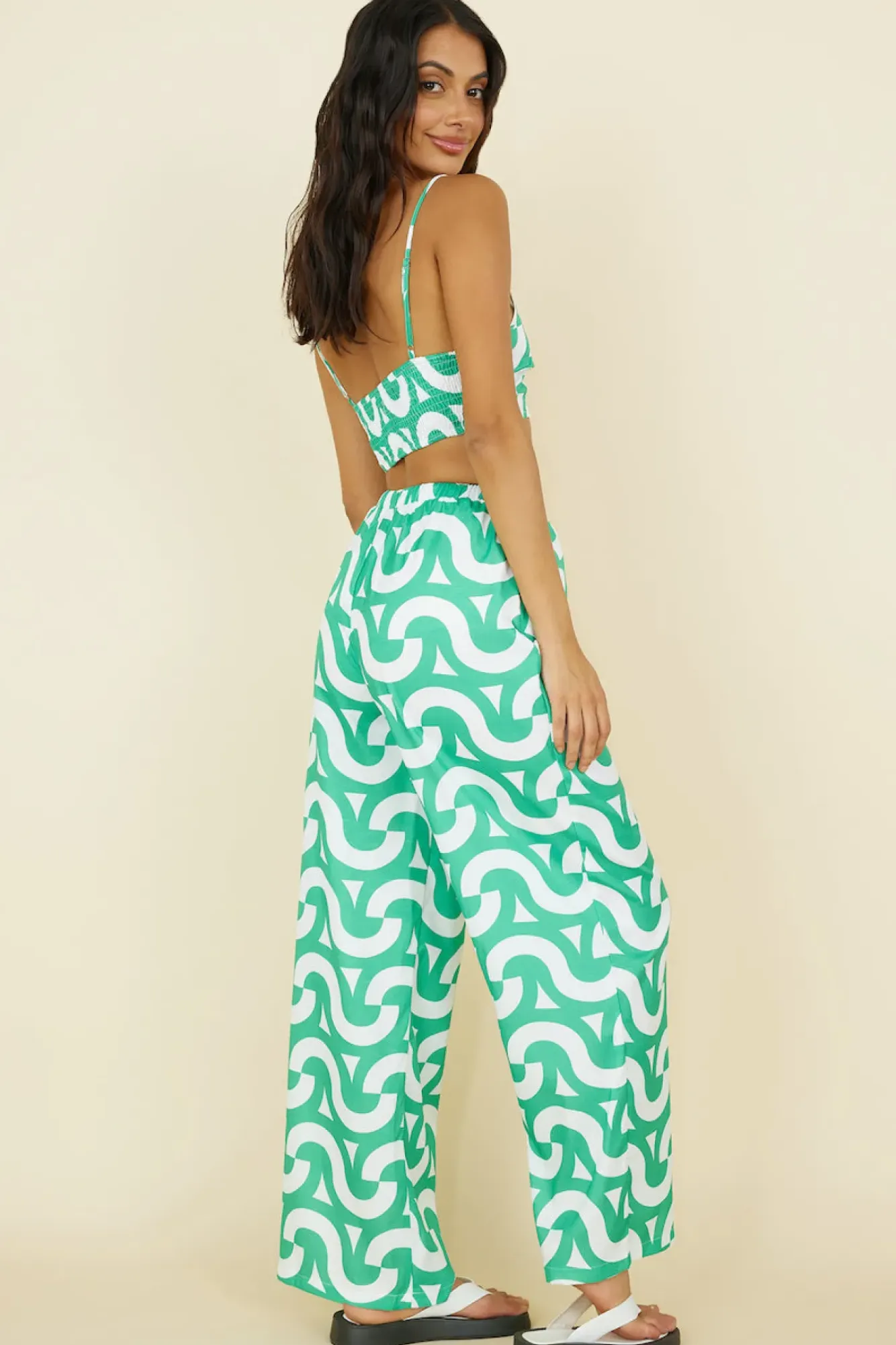 Shirts|Cropped>Hello Molly Enchanted Days Pants Green