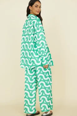 Shirts|Cropped>Hello Molly Enchanted Days Pants Green
