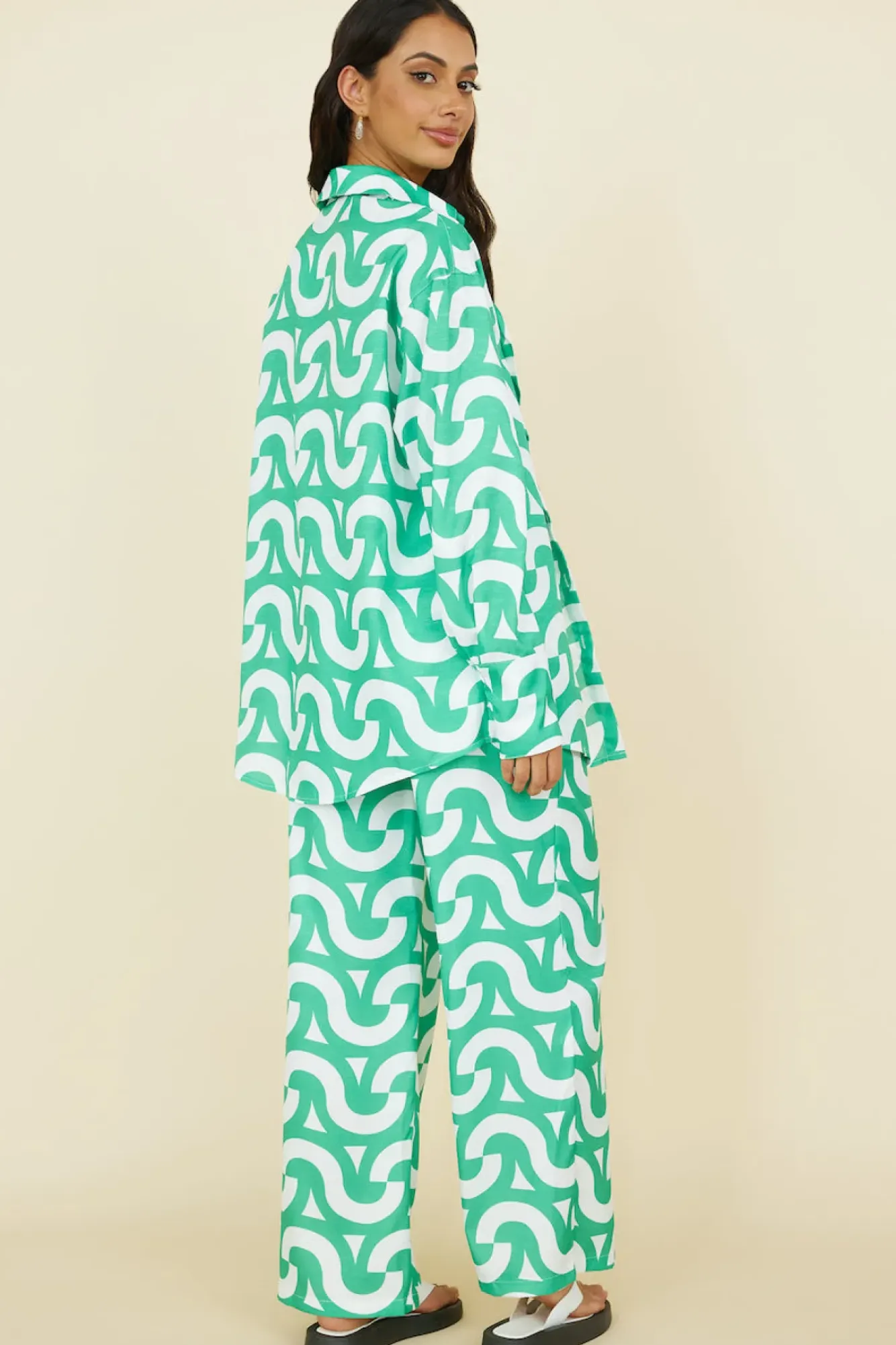Shirts|Cropped>Hello Molly Enchanted Days Pants Green