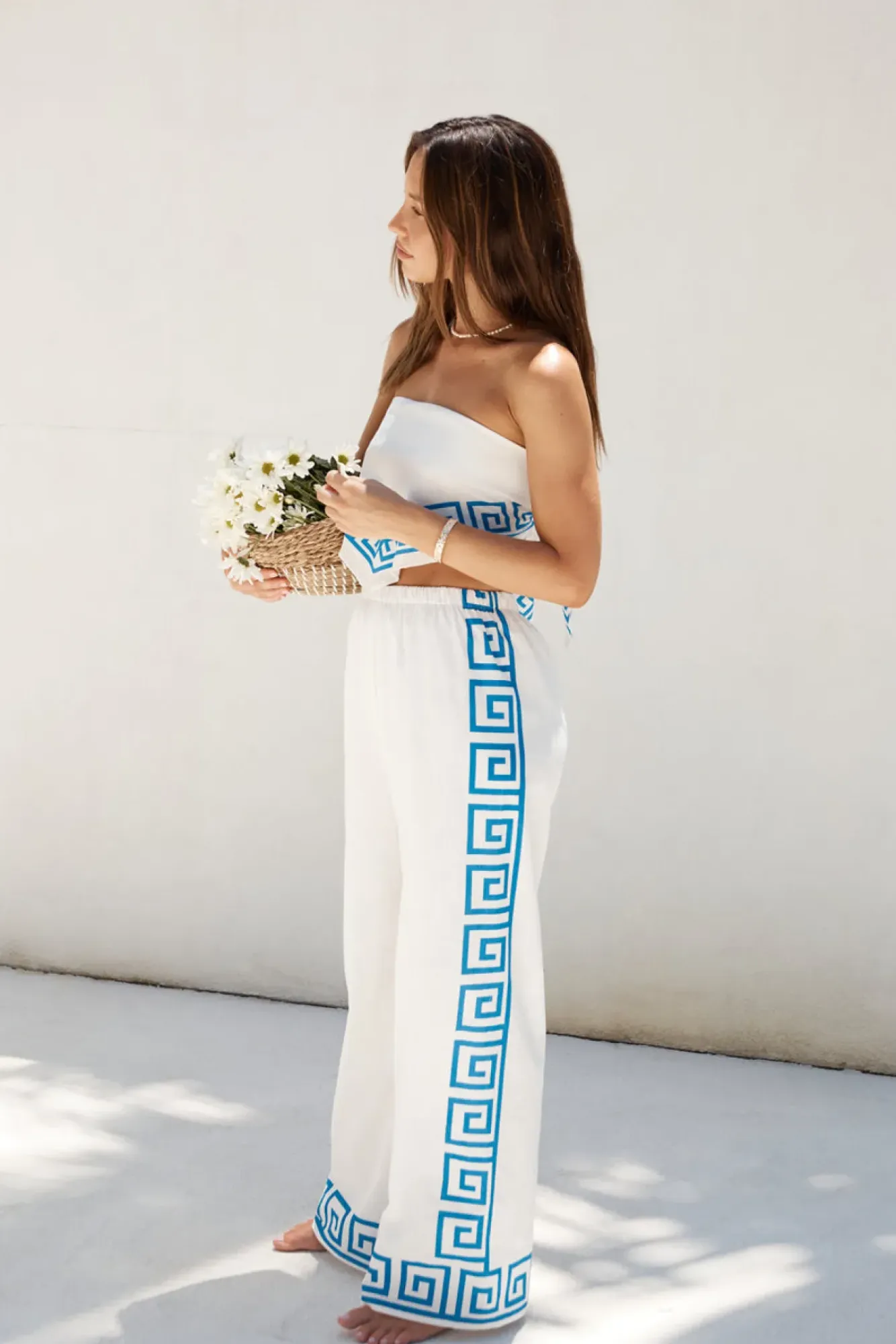 Two-Piece Pants Set>Hello Molly Enchanted Escape Set Blue
