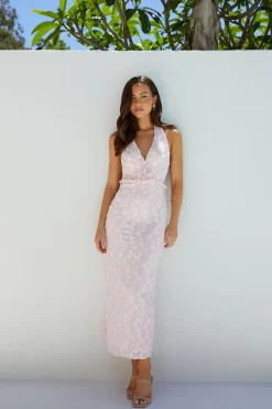 Wedding Guest Dresses|Vacation Dresses>Hello Molly Enchanted Mist Maxi Dress Pink