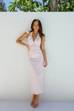 Wedding Guest Dresses|Vacation Dresses>Hello Molly Enchanted Mist Maxi Dress Pink