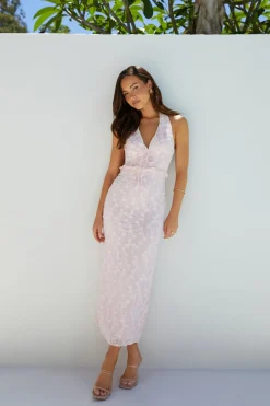 Wedding Guest Dresses|Vacation Dresses>Hello Molly Enchanted Mist Maxi Dress Pink