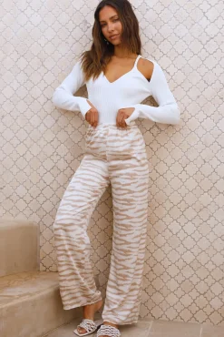 Long Sleeve|Cropped>Hello Molly Endless Summer Top White