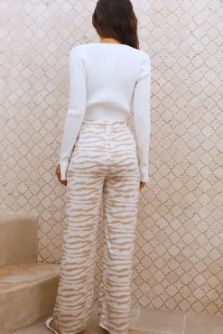 Long Sleeve|Cropped>Hello Molly Endless Summer Top White