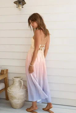 Vacation Dresses|Spring Break Dresses>Hello Molly Energetic Lover Maxi Dress Purple