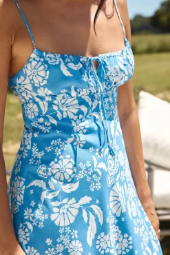Vacation Dresses|Spring Break Dresses>Hello Molly En Route Mini Dress Blue