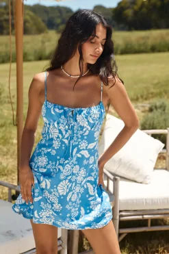 Vacation Dresses|Spring Break Dresses>Hello Molly En Route Mini Dress Blue