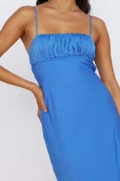 Wedding Guest Dresses|Bridesmaid Dresses>Hello Molly Envious Maxi Dress Blue