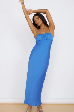Wedding Guest Dresses|Bridesmaid Dresses>Hello Molly Envious Maxi Dress Blue