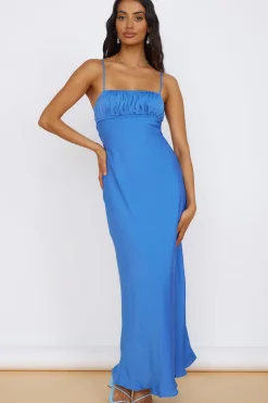 Wedding Guest Dresses|Bridesmaid Dresses>Hello Molly Envious Maxi Dress Blue