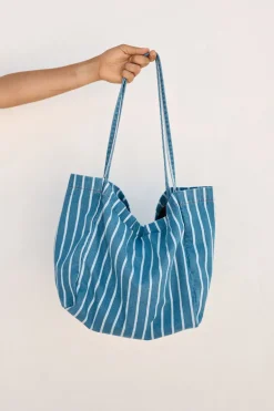 Bags>Hello Molly Essentials Packed Tote Bag Blue