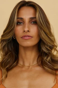 Necklaces>Hello Molly Exit Stage Left Necklace Gold