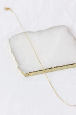 Necklaces>Hello Molly Exit Stage Left Necklace Gold