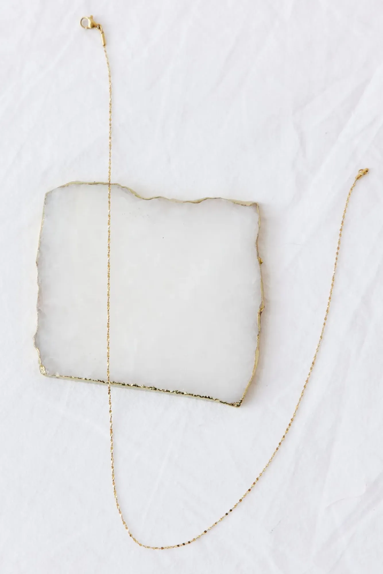Necklaces>Hello Molly Exit Stage Left Necklace Gold