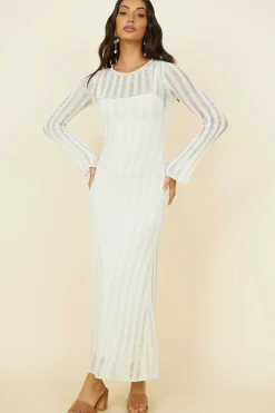 Vacation Dresses|Bump Friendly>Hello Molly Exploration Maxi Dress Beige