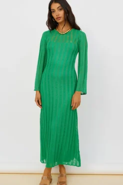 Vacation Dresses|Spring Break Dresses>Hello Molly Exploration Maxi Dress Green