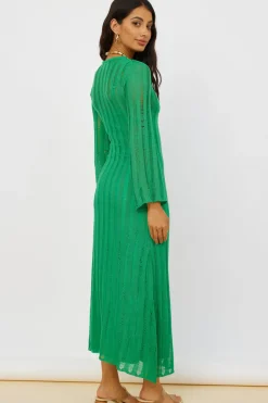 Vacation Dresses|Spring Break Dresses>Hello Molly Exploration Maxi Dress Green