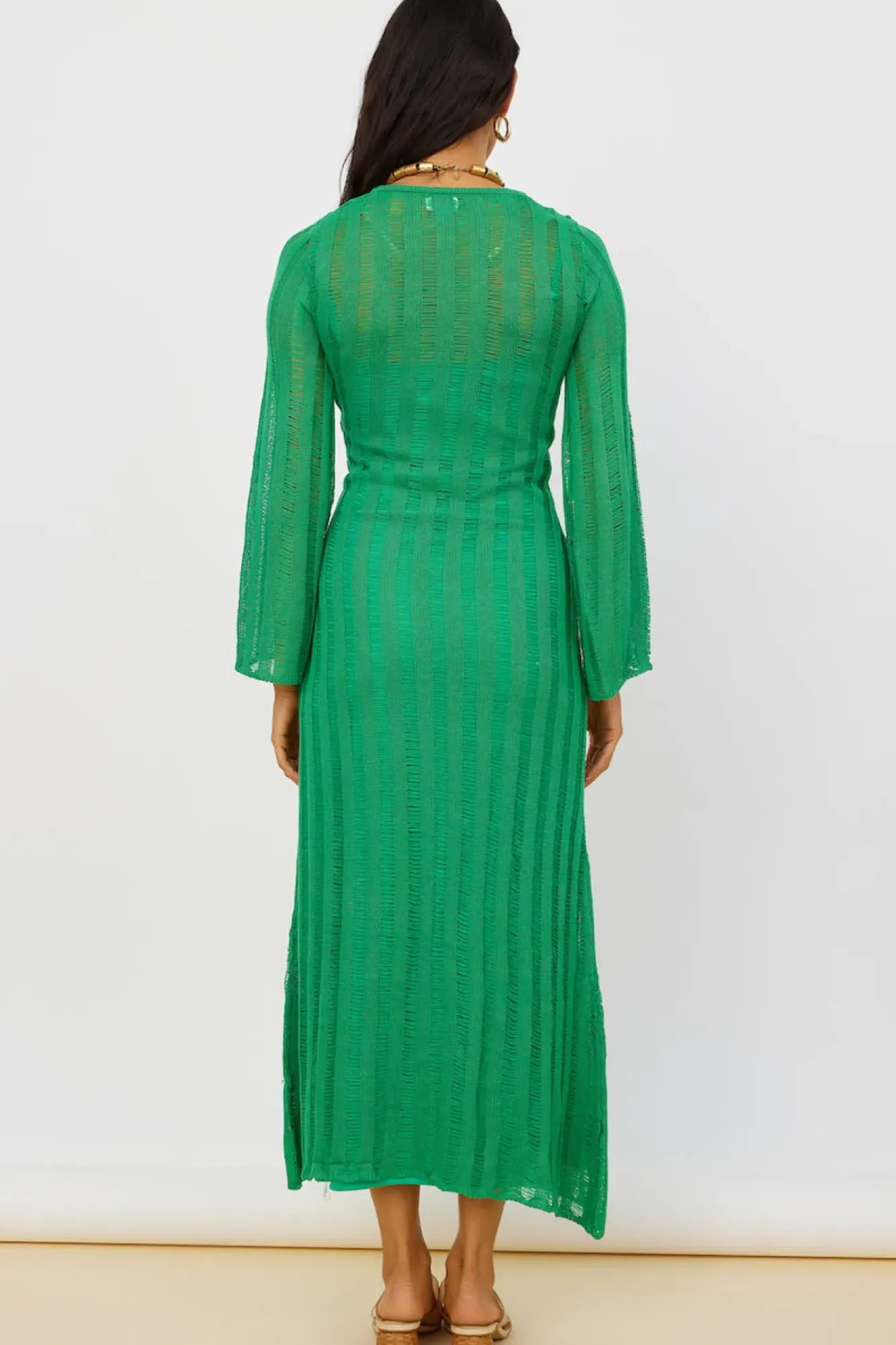 Vacation Dresses|Spring Break Dresses>Hello Molly Exploration Maxi Dress Green