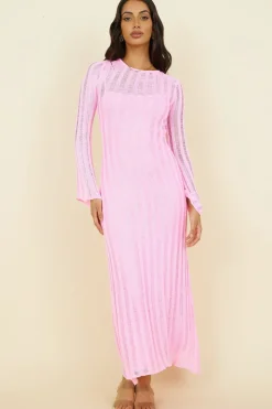 Vacation Dresses|Spring Break Dresses>Hello Molly Exploration Maxi Dress Pink