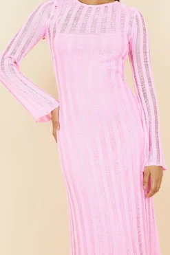 Vacation Dresses|Spring Break Dresses>Hello Molly Exploration Maxi Dress Pink