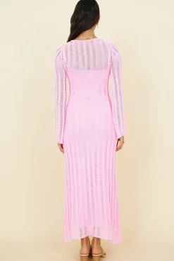 Vacation Dresses|Spring Break Dresses>Hello Molly Exploration Maxi Dress Pink