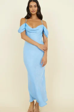 Wedding Guest Dresses|Formal Dresses>Hello Molly Falling Fearless Maxi Dress Blue