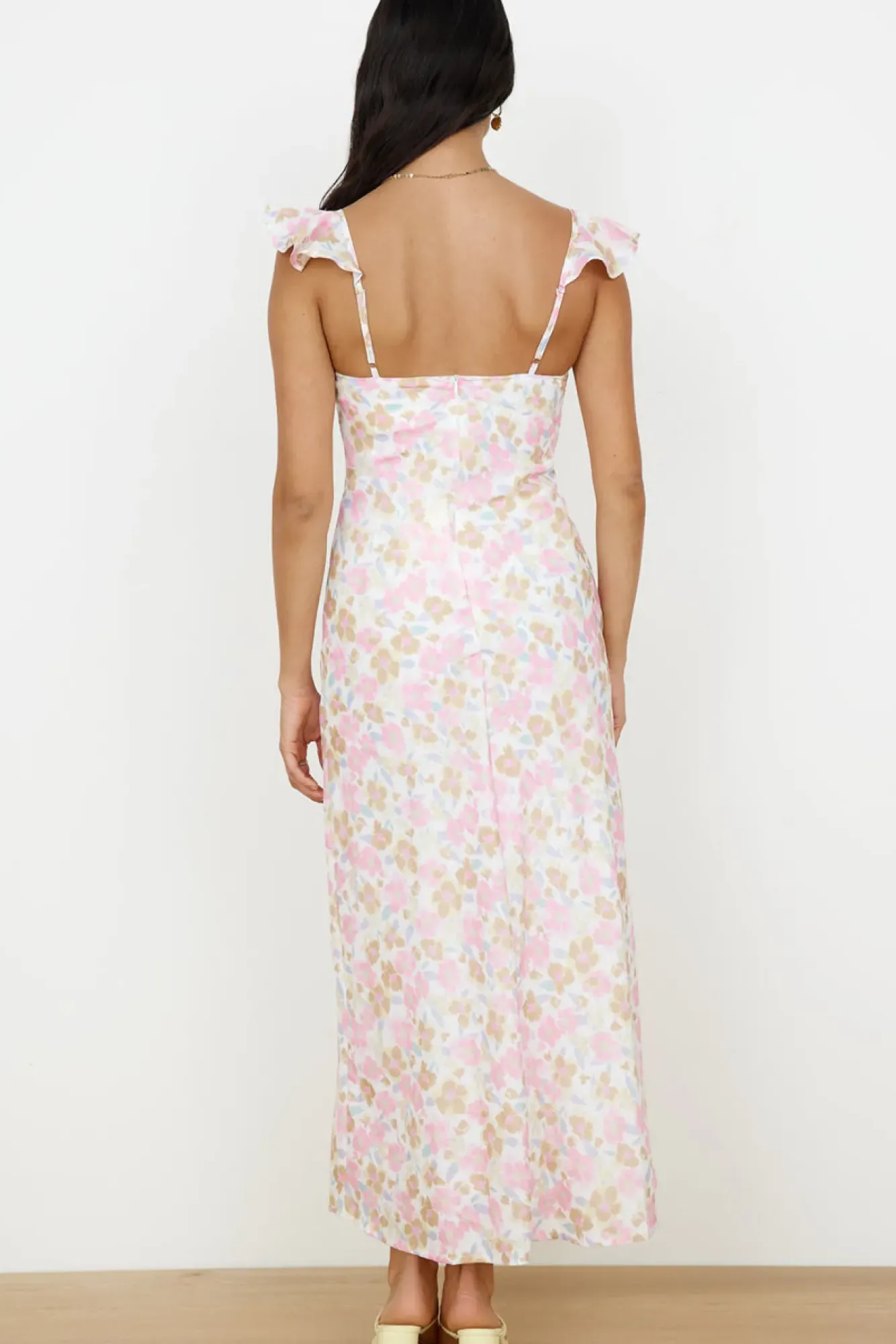 Date Night Dresses|Casual Dresses>Hello Molly Fall Into Place Maxi Dress Pink