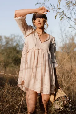 Spring Break Dresses|Bump Friendly>Hello Molly Fancy Evening Dress Nude