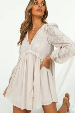 Spring Break Dresses|Bump Friendly>Hello Molly Fancy Evening Dress Nude
