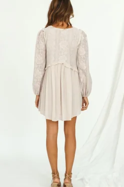 Spring Break Dresses|Bump Friendly>Hello Molly Fancy Evening Dress Nude