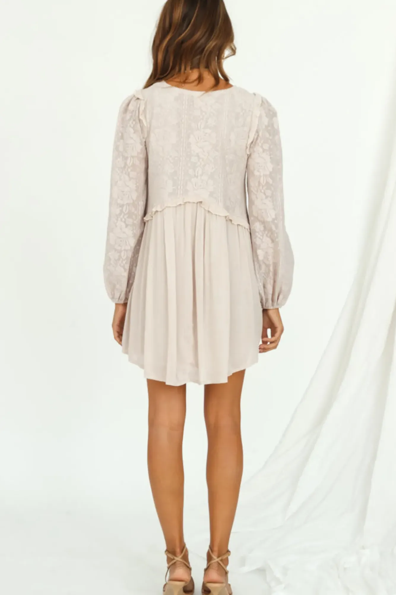 Spring Break Dresses|Bump Friendly>Hello Molly Fancy Evening Dress Nude