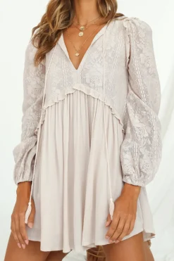 Spring Break Dresses|Bump Friendly>Hello Molly Fancy Evening Dress Nude