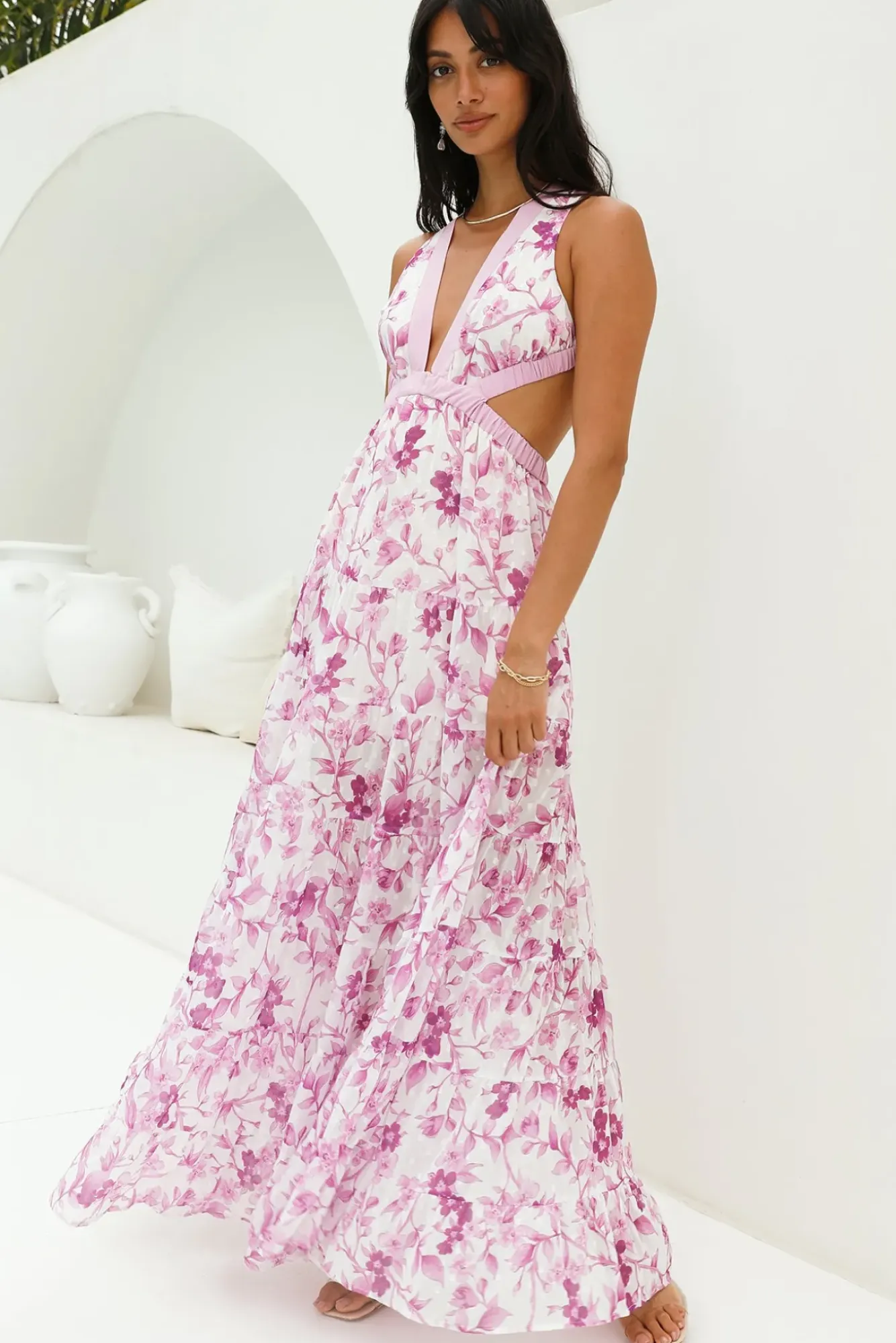 Cocktail Dresses|Bump Friendly>Hello Molly Fashion Forward Maxi Dress Purple